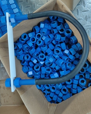 কেনা Xylan Fluorocarbon Coated U-bolt With Polyshrink 4 Nuts ওয়াশার online manufacture