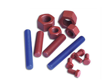 কেনা রঙিন PTFE প্রলিপ্ত ডবল শেষ বোল্ট সম্পূর্ণ থ্রেড স্ট্যান্ডার্ড / অ স্ট্যান্ডার্ড online manufacture