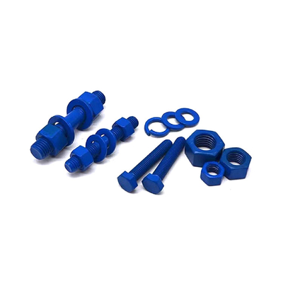 কেনা SIZE M6-M32 রঙিন PTFE আবরণ বোল্ট এবং বাদাম সমাবেশ online manufacture