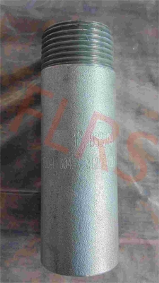 BS3799 / ASTM A733 বিজোড় ইস্পাত পাইপ নিপল স্ক্রুড অন এন্ড A312 TP304 / 304L
