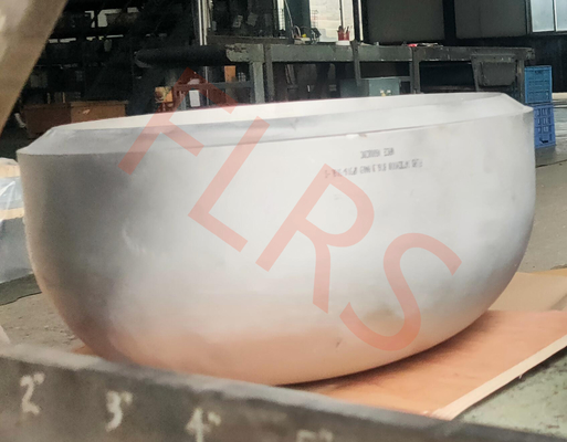 NACE MR0175 ASTM A403 WP316/316L স্টেইনলেস স্টীল স্টিলের ট্যাঙ্কের জন্য সেমি-ইলিপসয়েডাল শেষ ক্যাপ